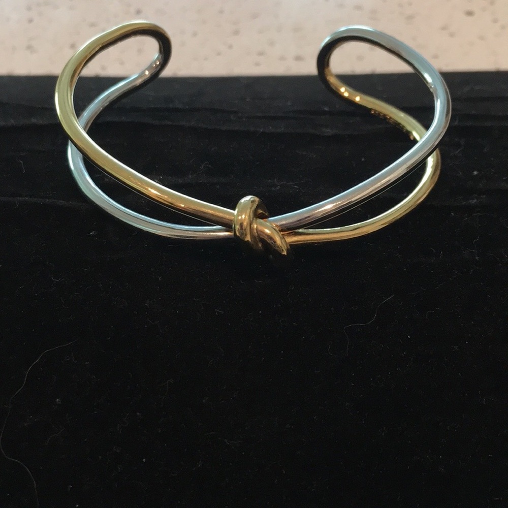 Two Tone Cuff Bangle - image 1